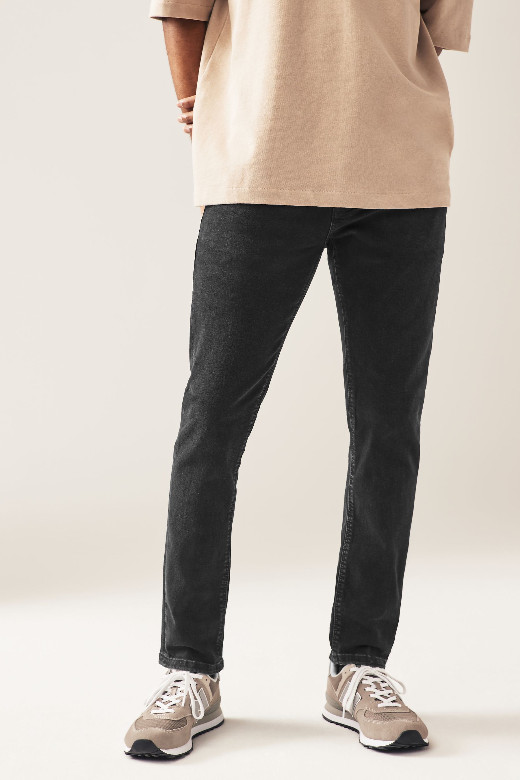 Next mens sale black skinny jeans