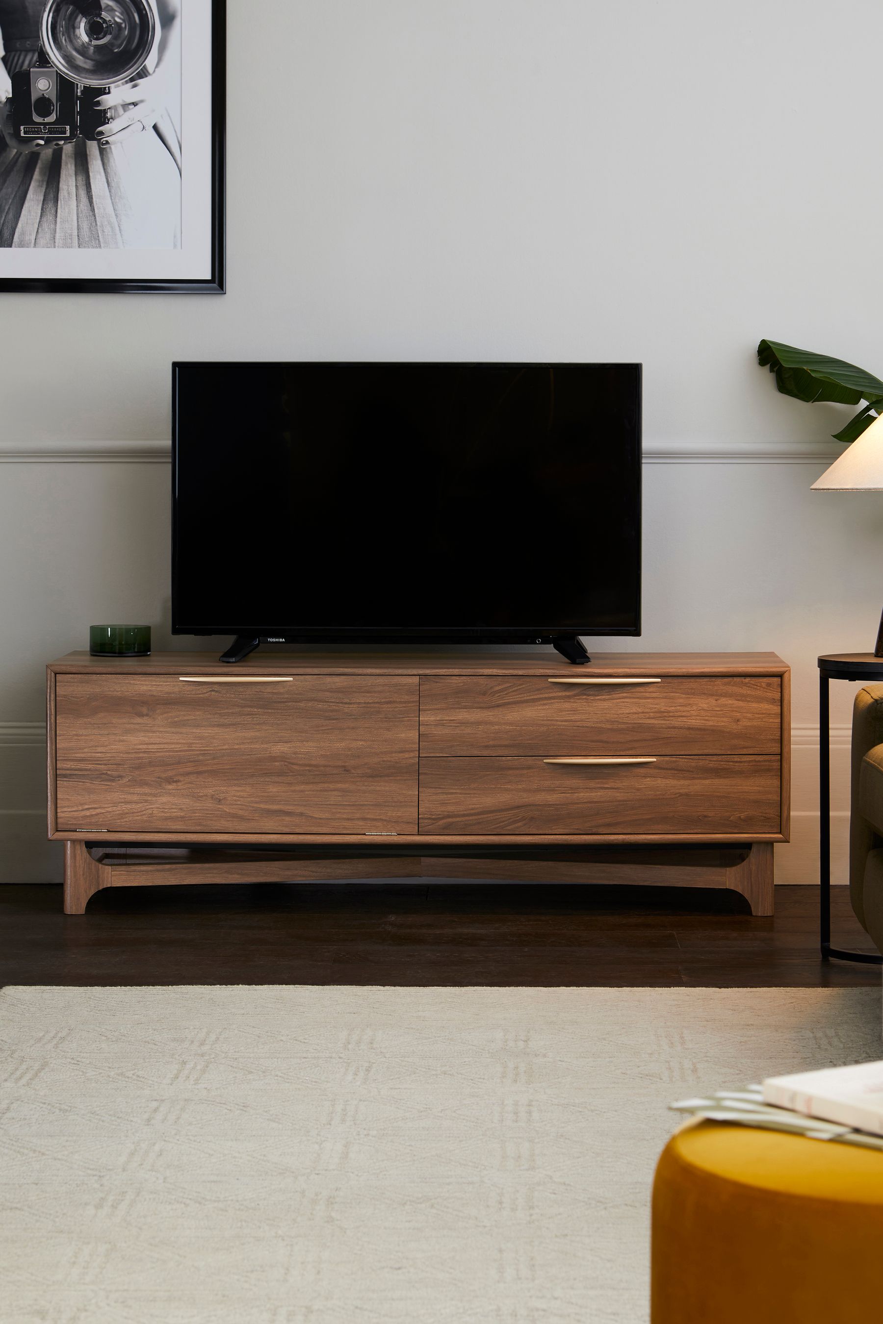 Next walnut tv hot sale unit