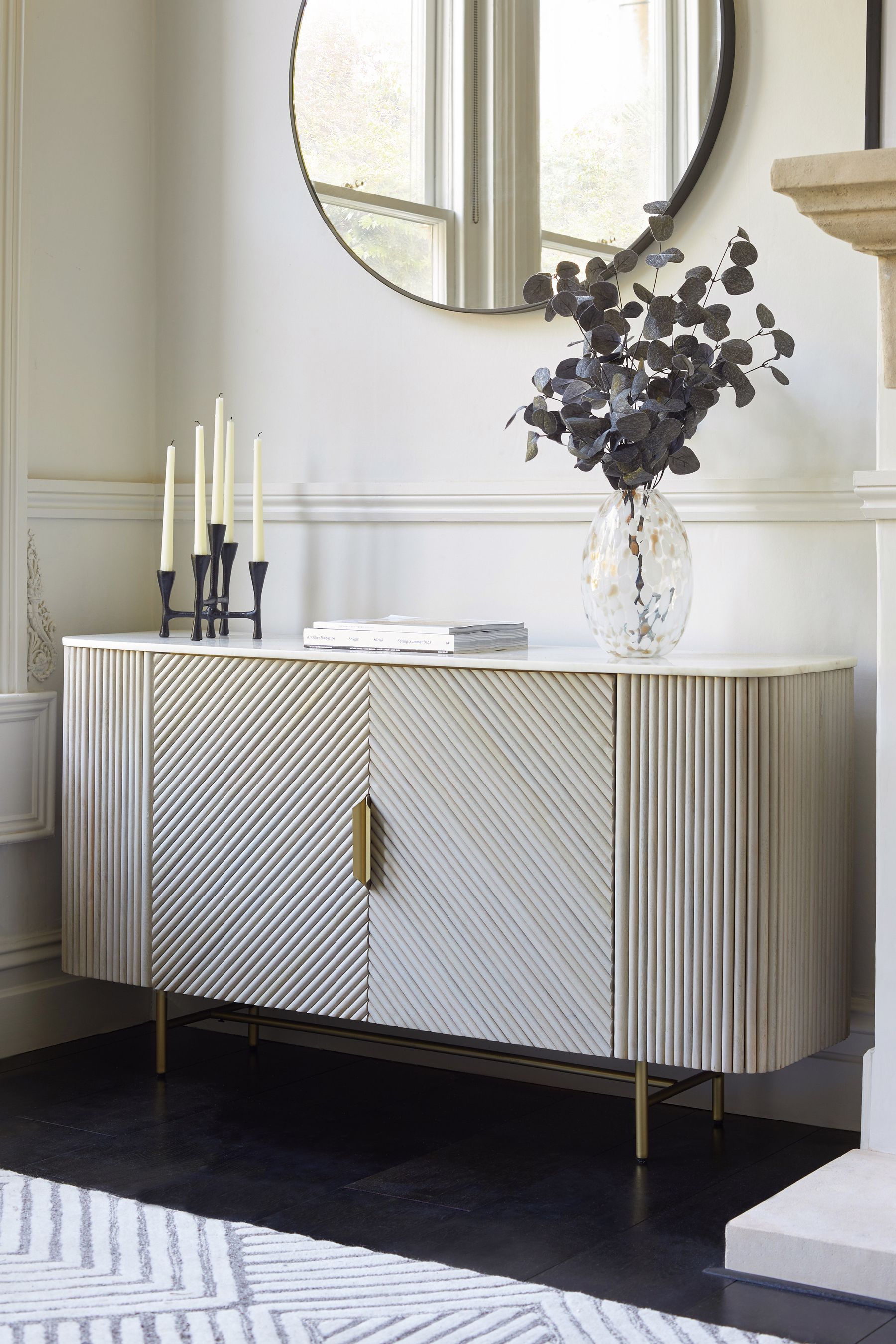 Light grey new arrivals wood sideboard