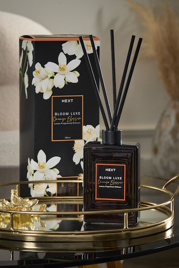 Bloom Luxe Orange Blossom Luxury 180ml Fragranced Reed Diffuser