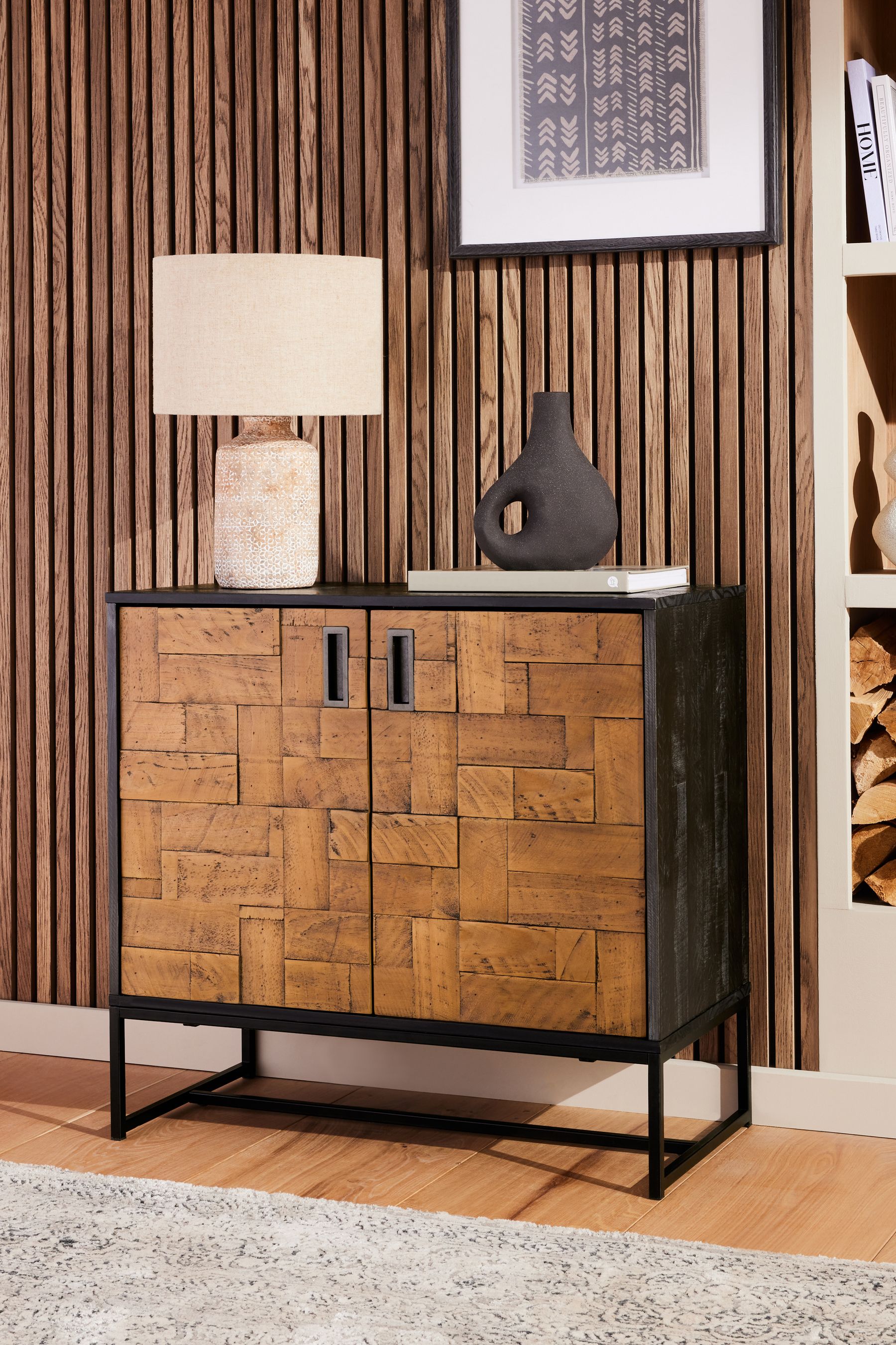 Small outlet pine sideboard
