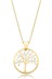 Beaverbrooks 9ct Gold And White Gold Tree Pendant