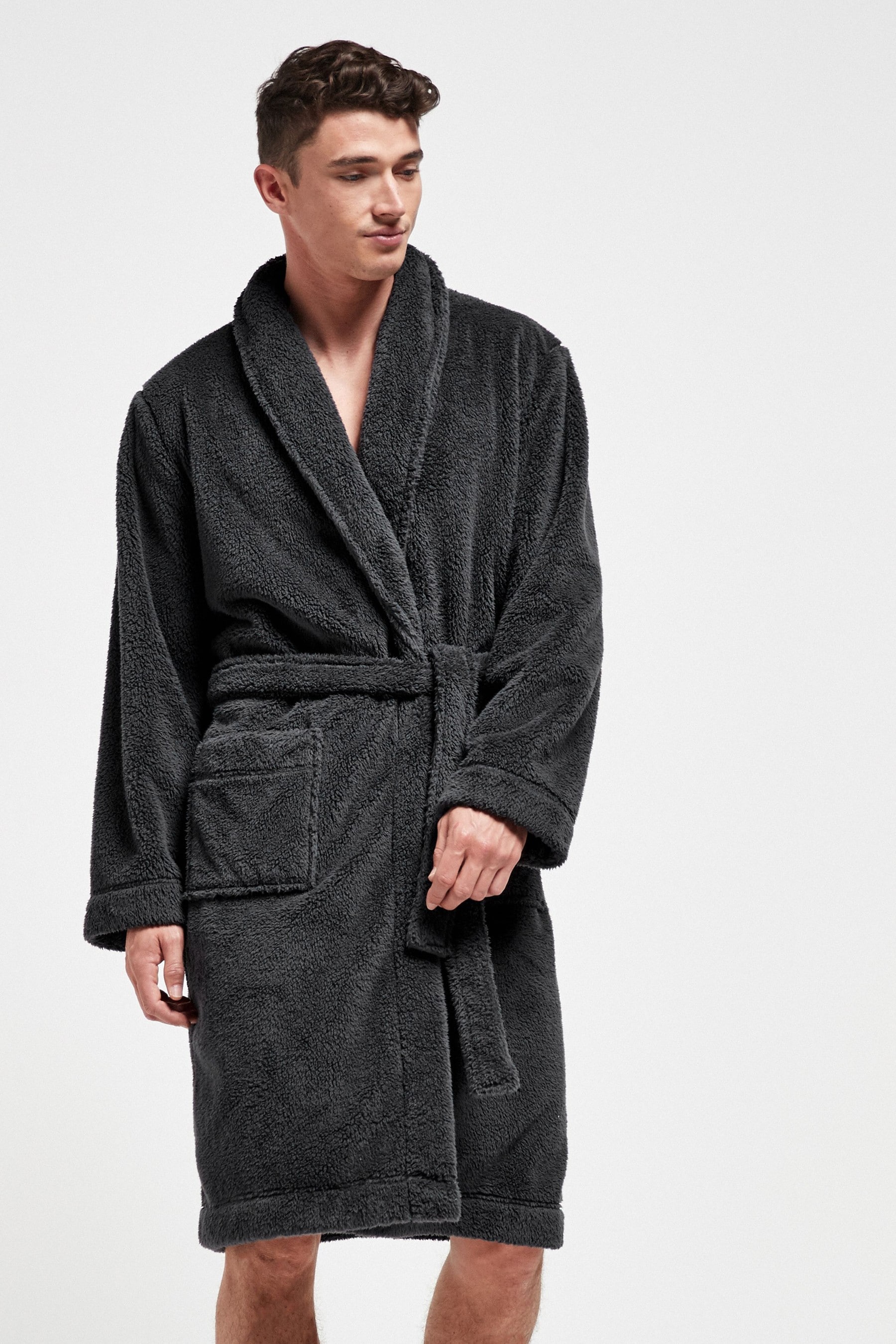 Mens full length dressing gown clearance