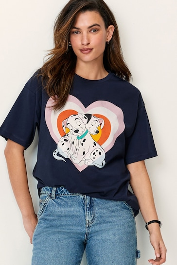 Navy Disney Licence 101 Dalmations Top