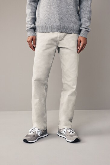 Stone Straight Coloured Stretch Jeans