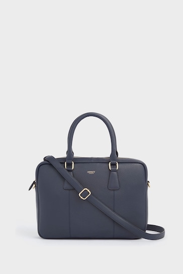 Osprey London Blue The Adaline Leather Laptop Bag