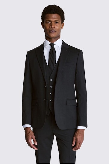 MOSS Charcoal Grey Stretch Suit: Jacket