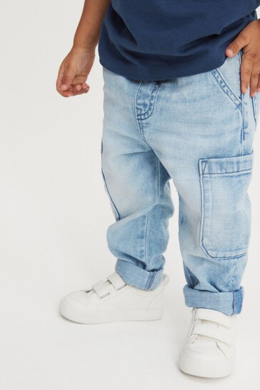 Light Blue Denim Utility Jeans (3mths-7yrs)