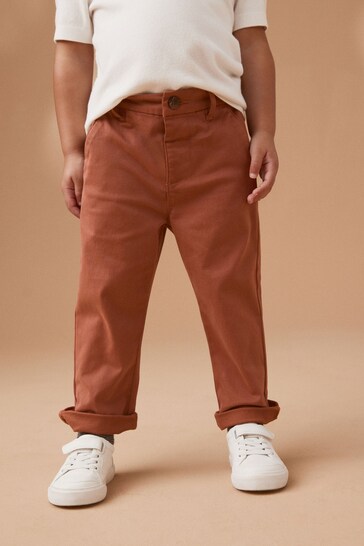Rust Stretch Chinos Trousers (3mths-7yrs)