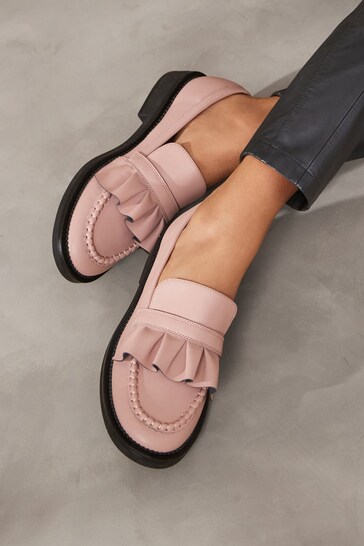 Pink Forever Comfort Ruffle Loafers