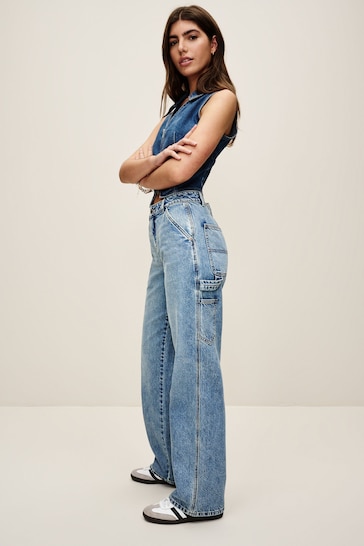 Jeans Essentials med lige ben til Kvinder Saint Laurent