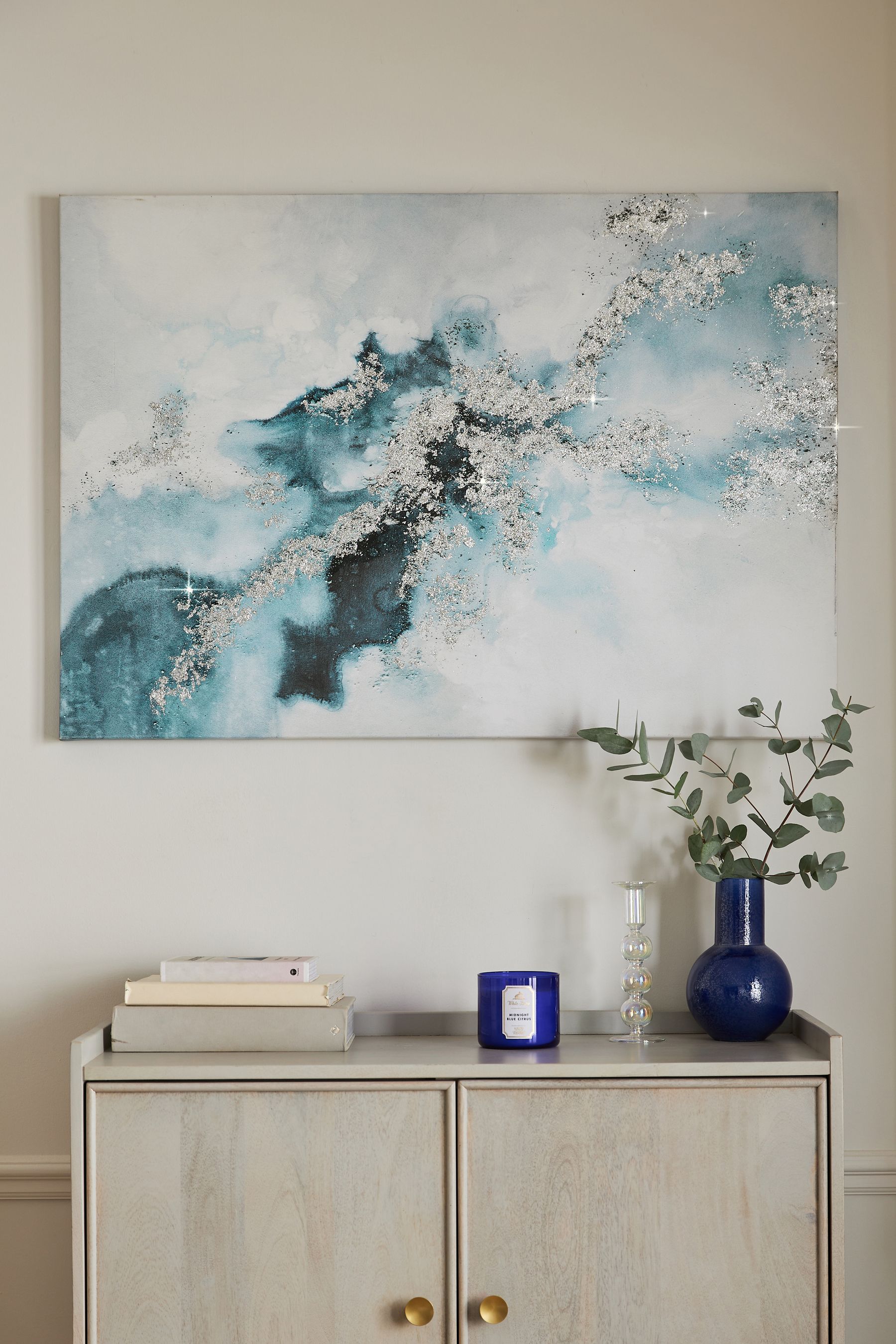 Canvas abstract store wall art