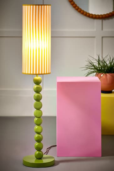 Novogratz Green/Yellow Arnold Floor Lamp