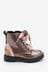 Rose Gold Pink Standard Fit (F) The smooth leather Brera boots