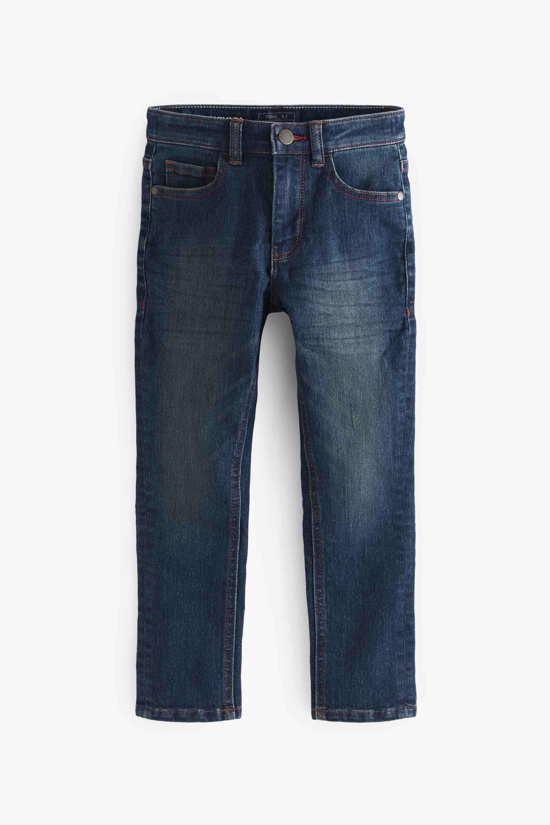 Vintage Blue Denim Skinny Fit Cotton Rich Stretch Jeans 3 17yrs