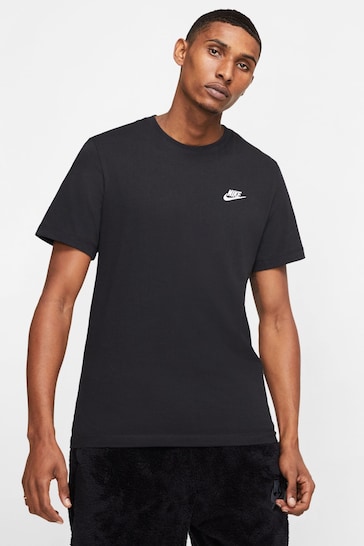 Buy Nike Black Club T-Shirt from the Next UK online shop