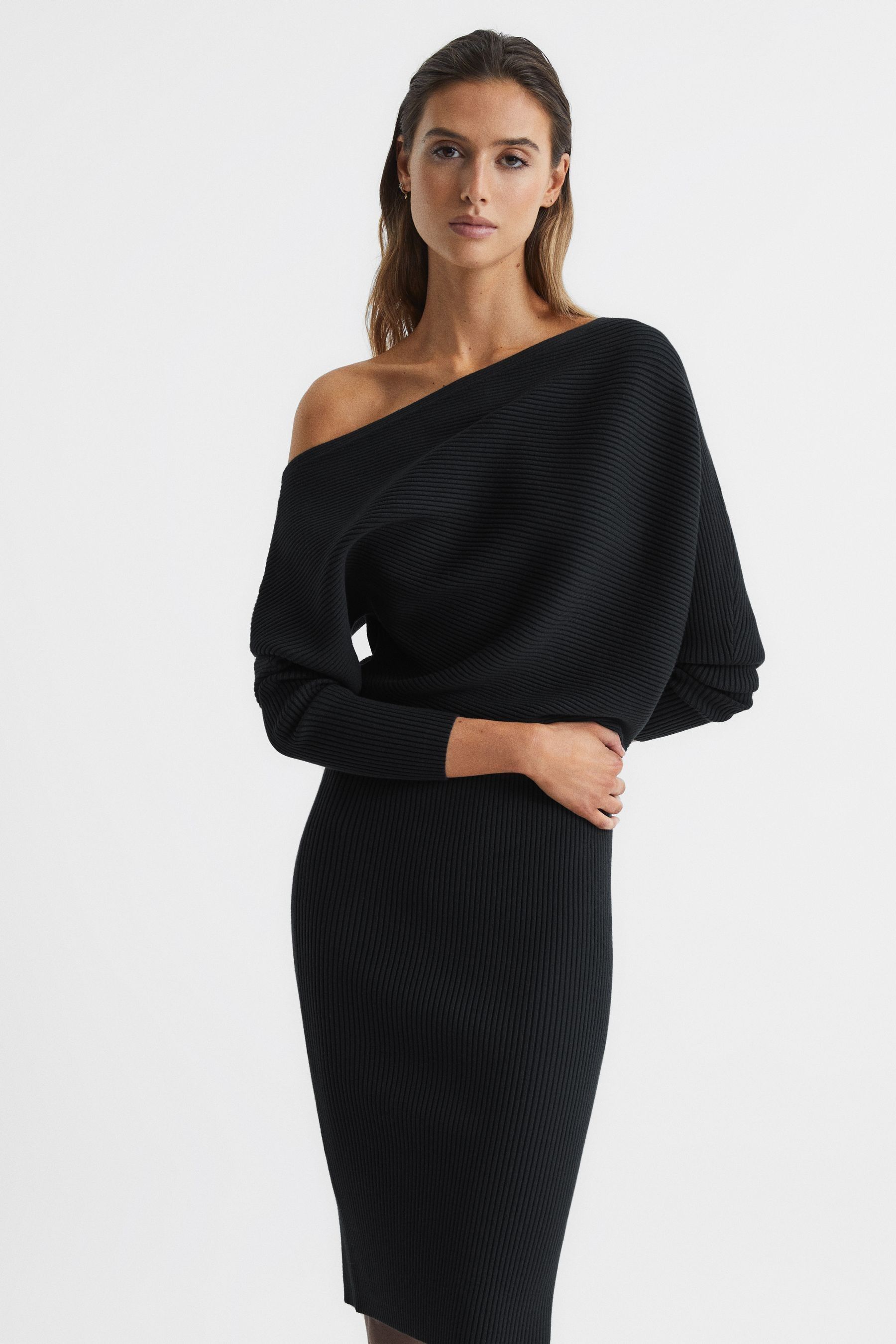 Reiss lara shop dress green