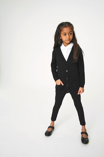 Buy Rich Longer Length Neck School Cardigan from the Next UK online shop
