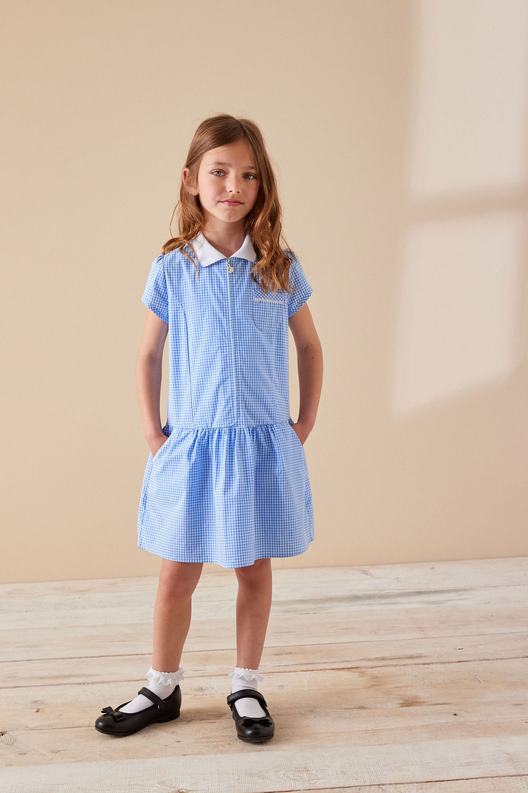 Girls gingham summer dress new arrivals