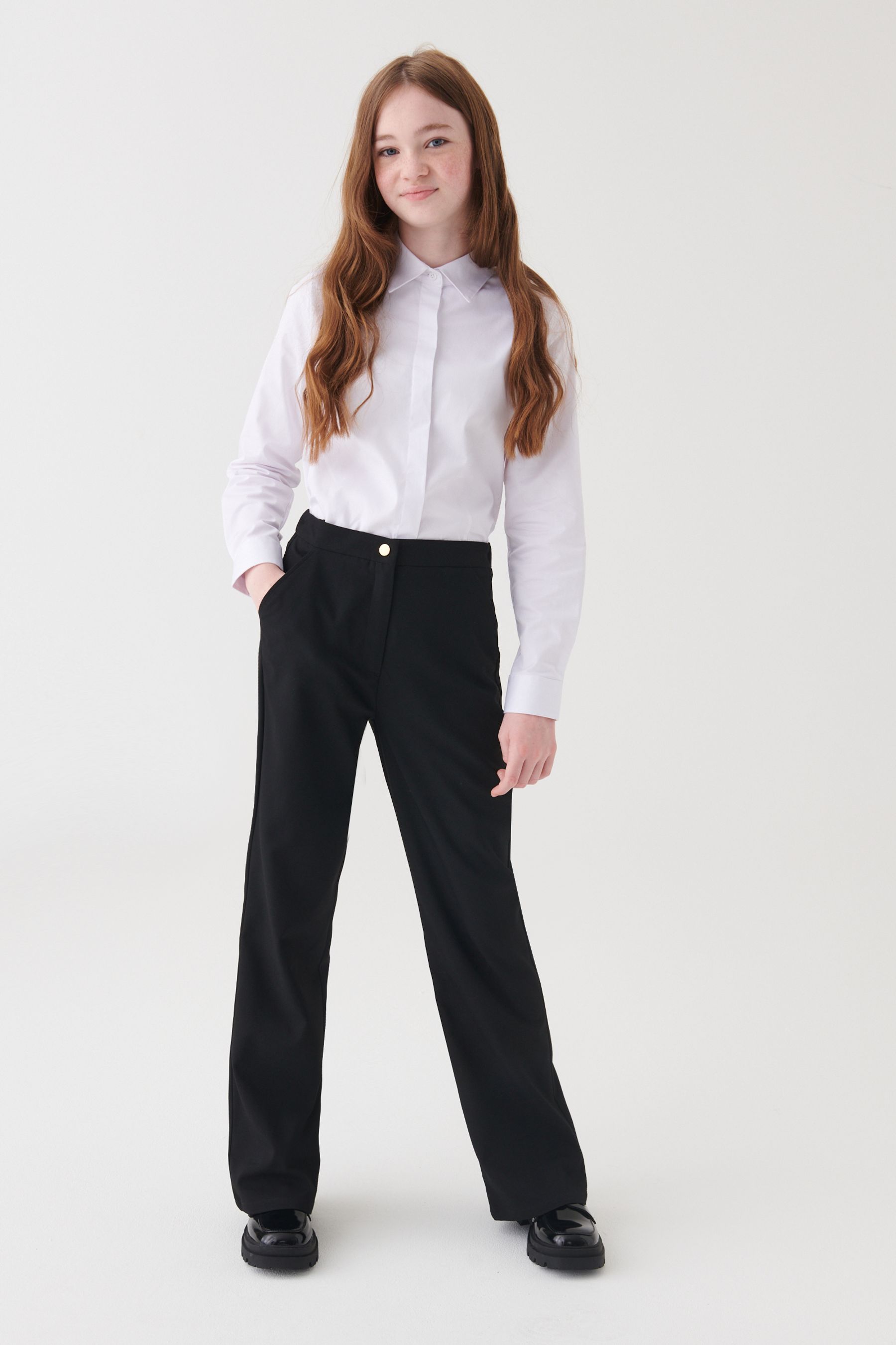 Buy Black Senior Flare Trousers 9 17yrs from the Next UK online shop