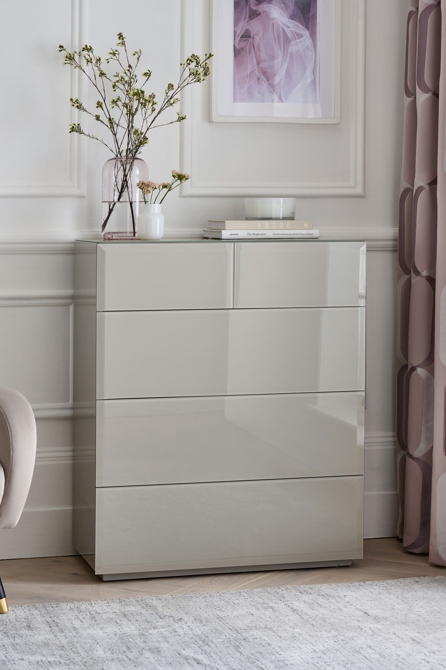 Next glass chest of drawers new arrivals