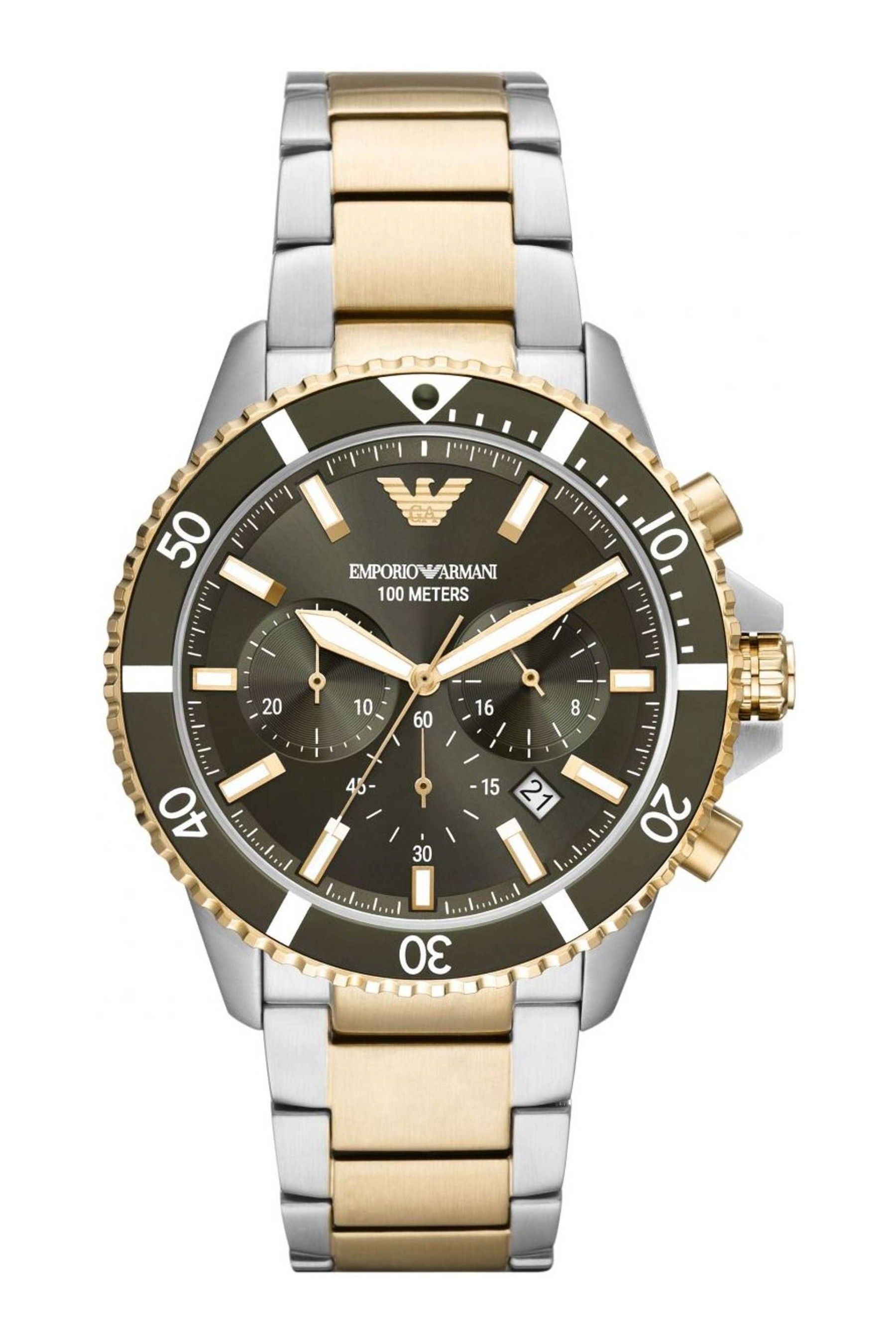 Armani sales green watch