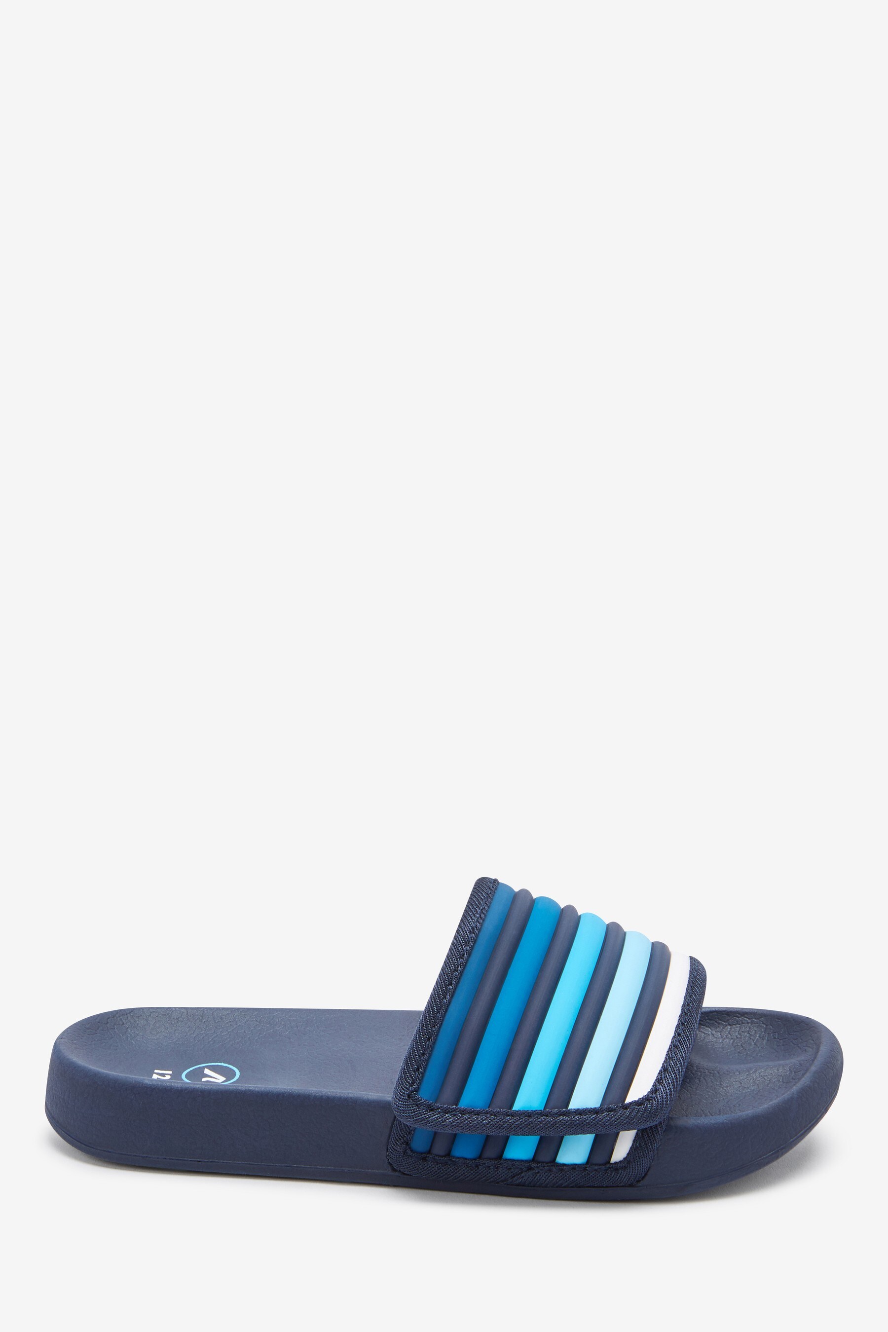 Buy Blue Touch Fastening Stripe Sliders from the Next UK online shop