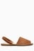 Tan Leather Regular/Wide Fit Beach Sandals