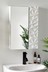 White Mode Mirror Wall Cabinet
