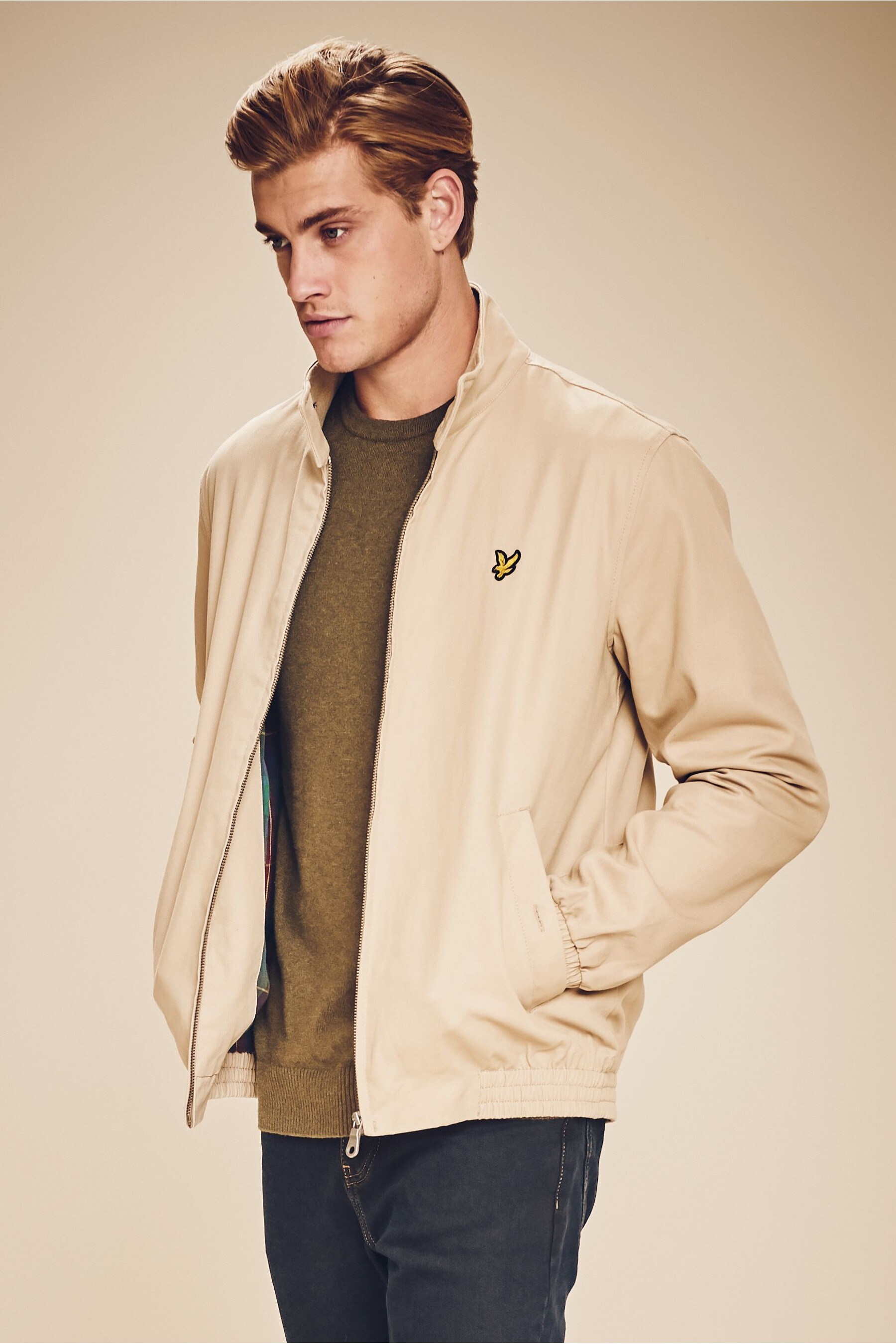 Lyle and scott best sale cream jacket