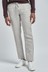 Light Grey 100% Linen blue Trousers