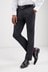 Navy Blue Slim Fit Stretch Formal Trousers