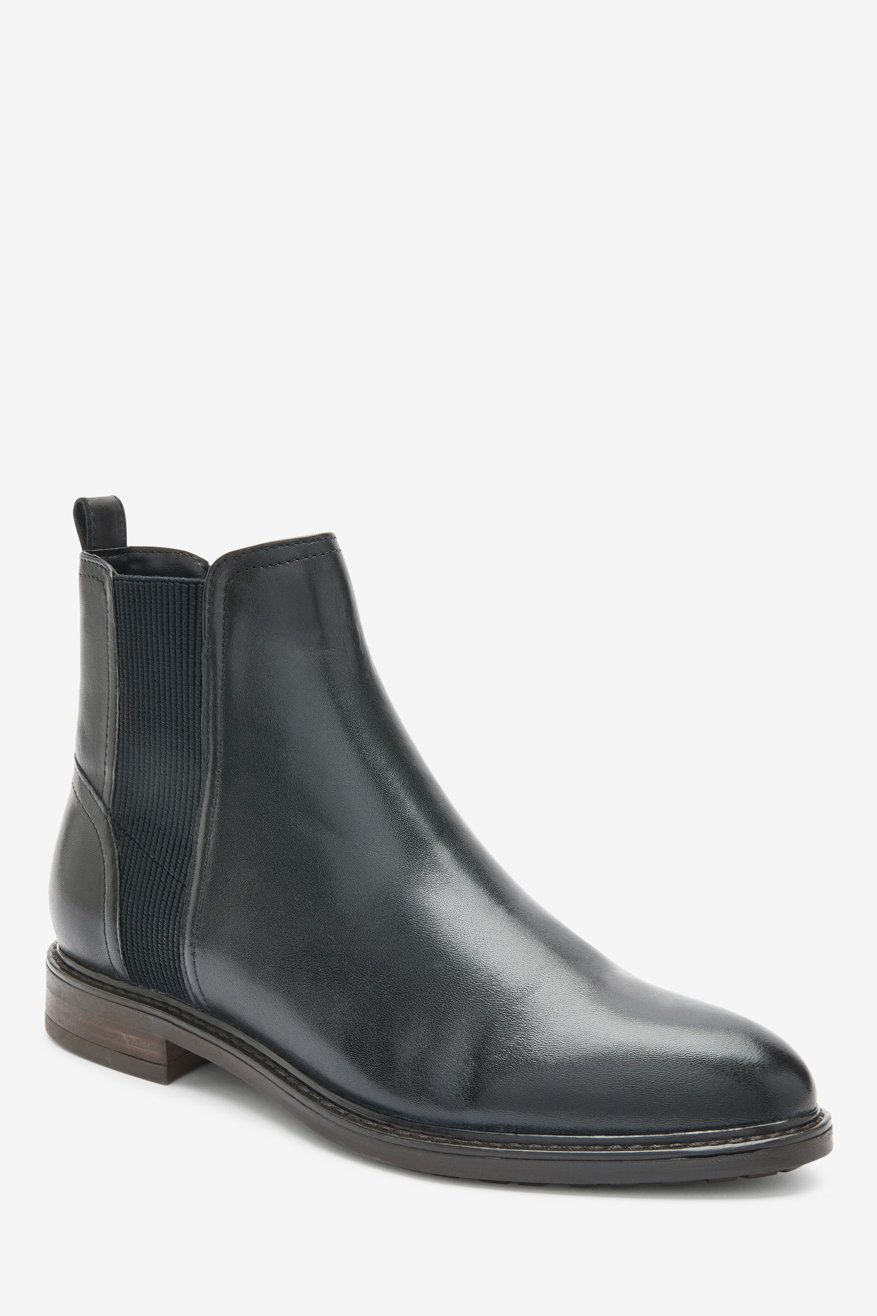 Buy Black Forever Comfort® Leather Chelsea Boots from the Next UK ...