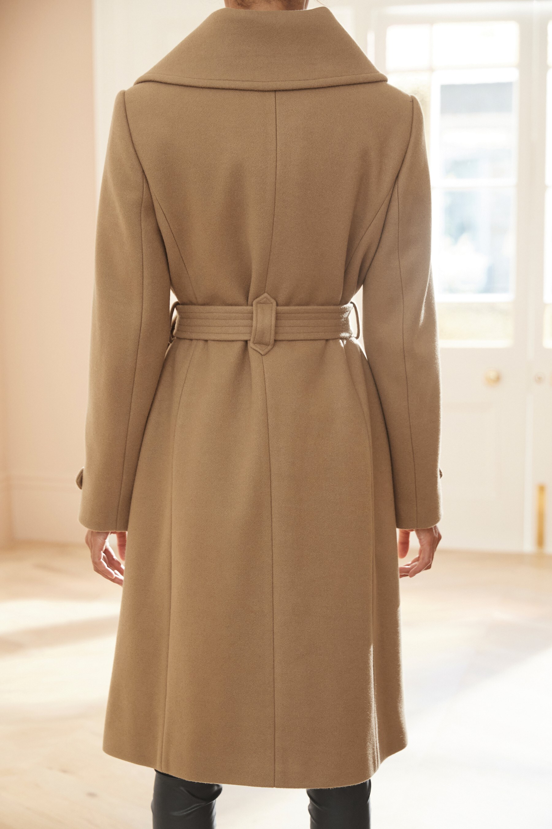 Buy Camel Belted Coat from the Next UK online shop
