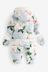 Baker by Ted Baker Shower Resistant Floral Snowsuit With Mittens