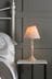 Pink Ellis Satin Painted Spindle Table Lamp