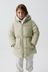 Mint Green Shower Resistant Padded Coat (3-16yrs)