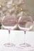 Set of 2 Pink Sienna Gin Glasses