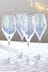 Paris Iridescent Lustre Set of 4 White Wine Glasses