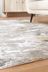 Silver Marble Abstract Rug