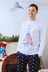 Personalised Peace Love Joy Pyjama Set for Mens by Percy & Nell
