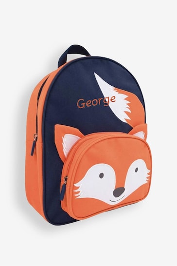 JoJo Maman Bébé Orange Personalised Fox Backpack