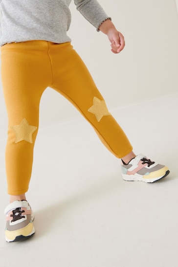 Yellow Cosy Fleece Lined your Leggings (3mths-7yrs)