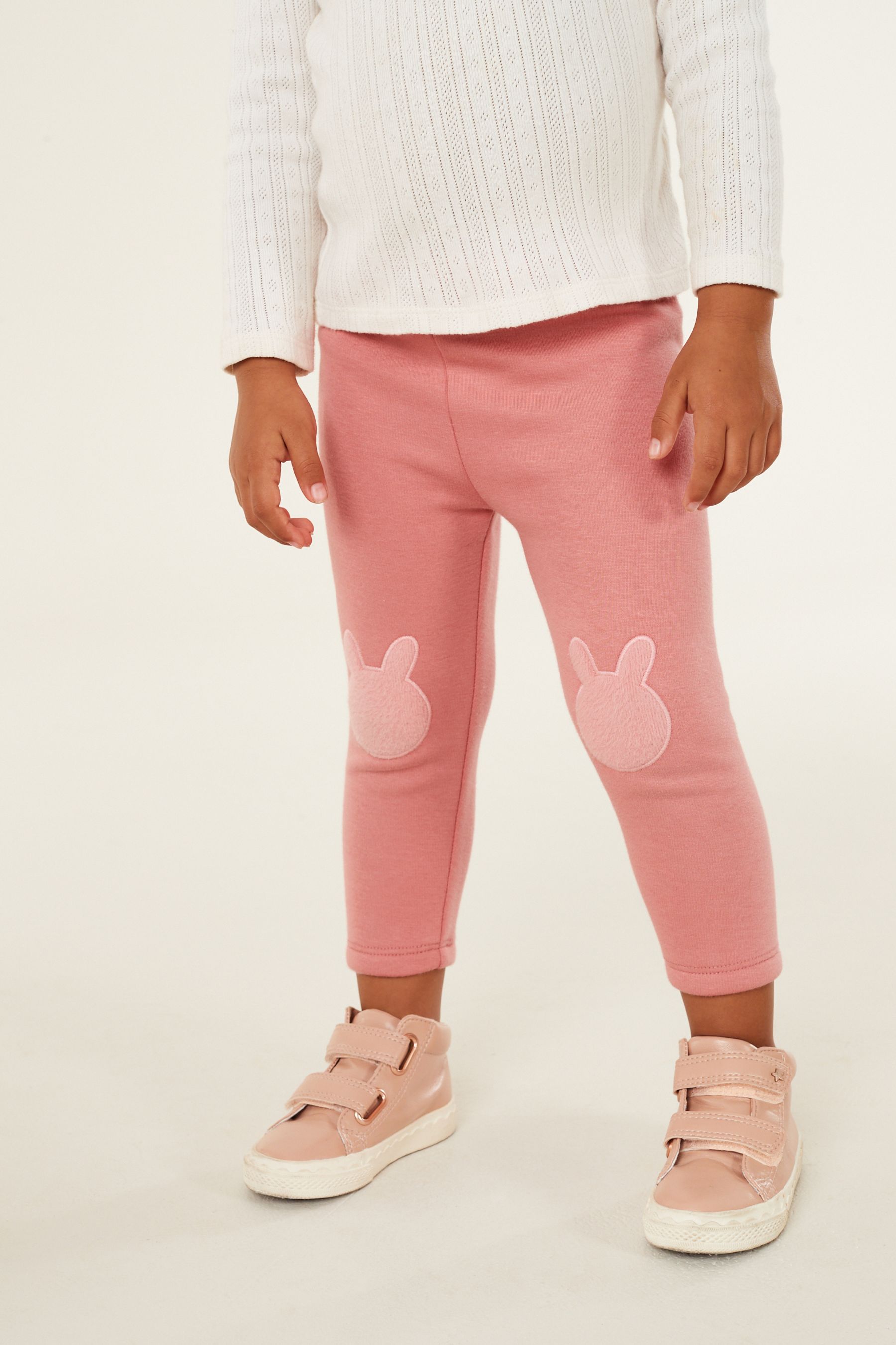 Baby girl fleece lined leggings clearance