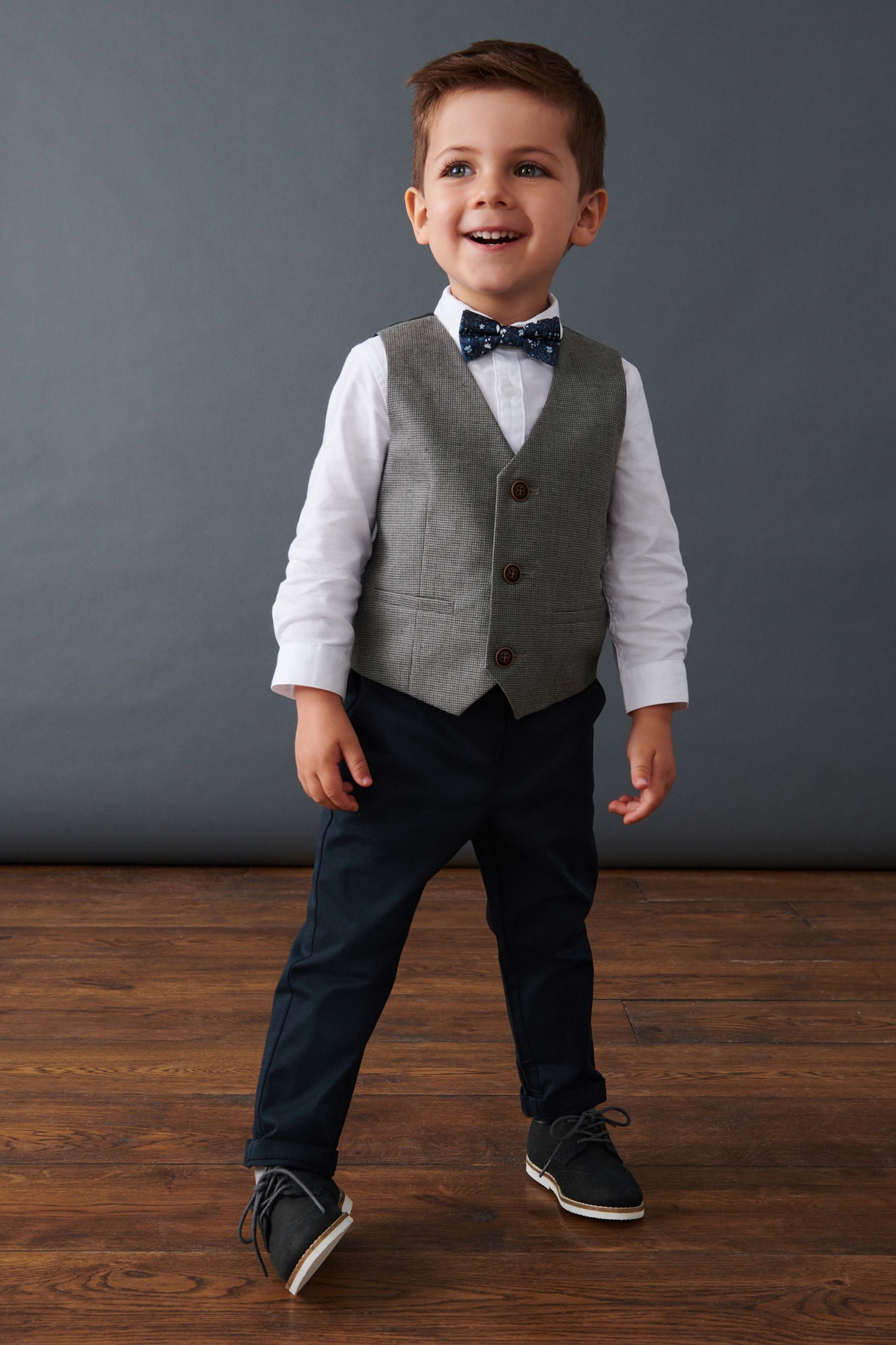 Boys grey hotsell waistcoat and trousers