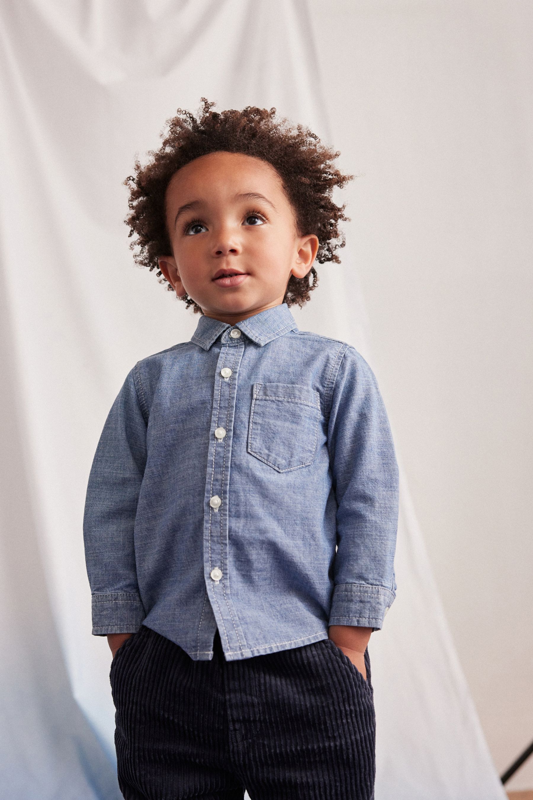 Buy Long Sleeve Chambray Shirt (3mths-12yrs) from the Next UK online shop