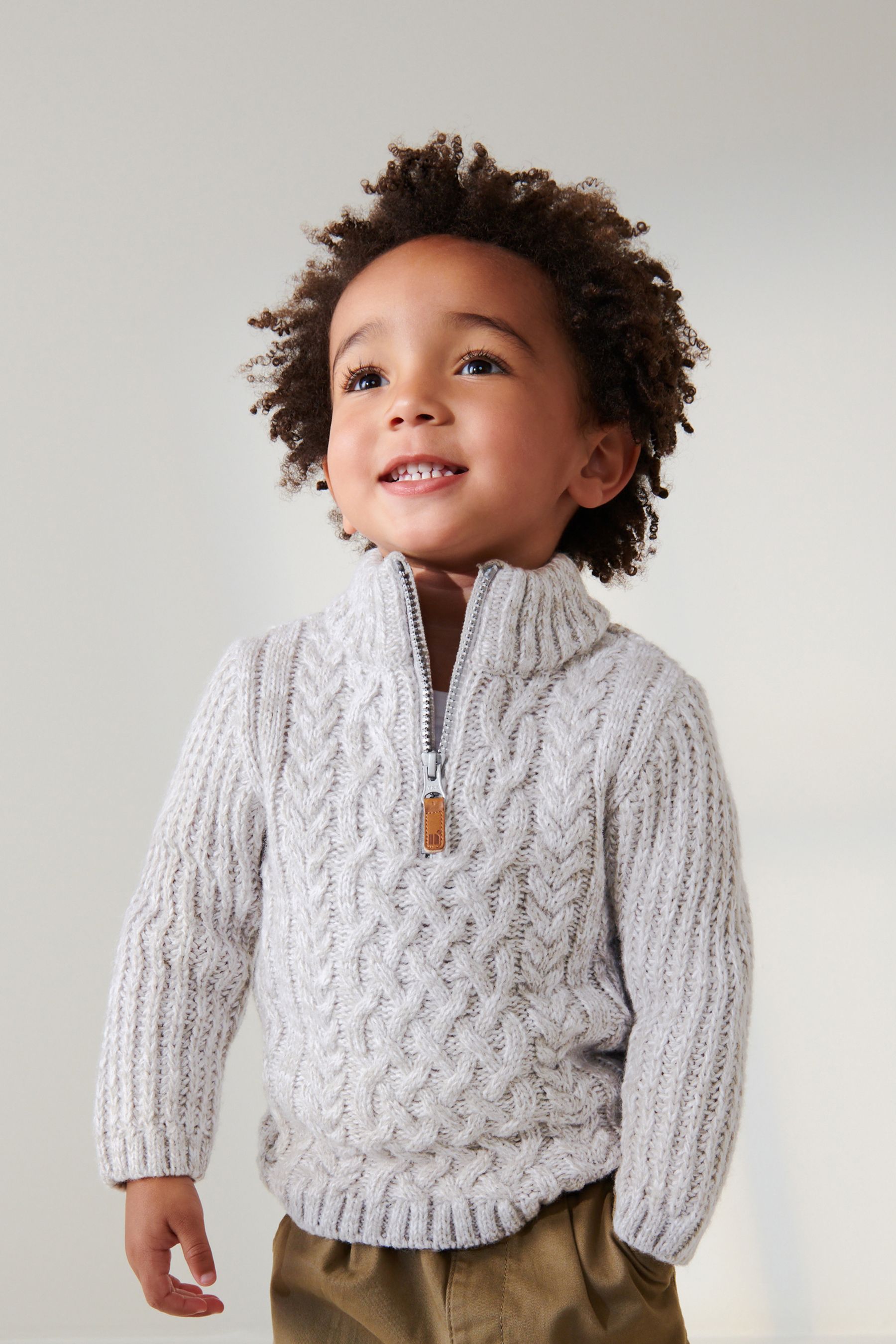 Boys cable top jumper