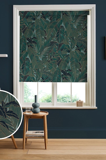 Graham & Brown Green Paradys Made to Measure Roller Blind