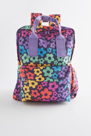 Multi Bright Double Handle Backpack