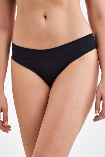 Black Thong Forever Comfort Knickers
